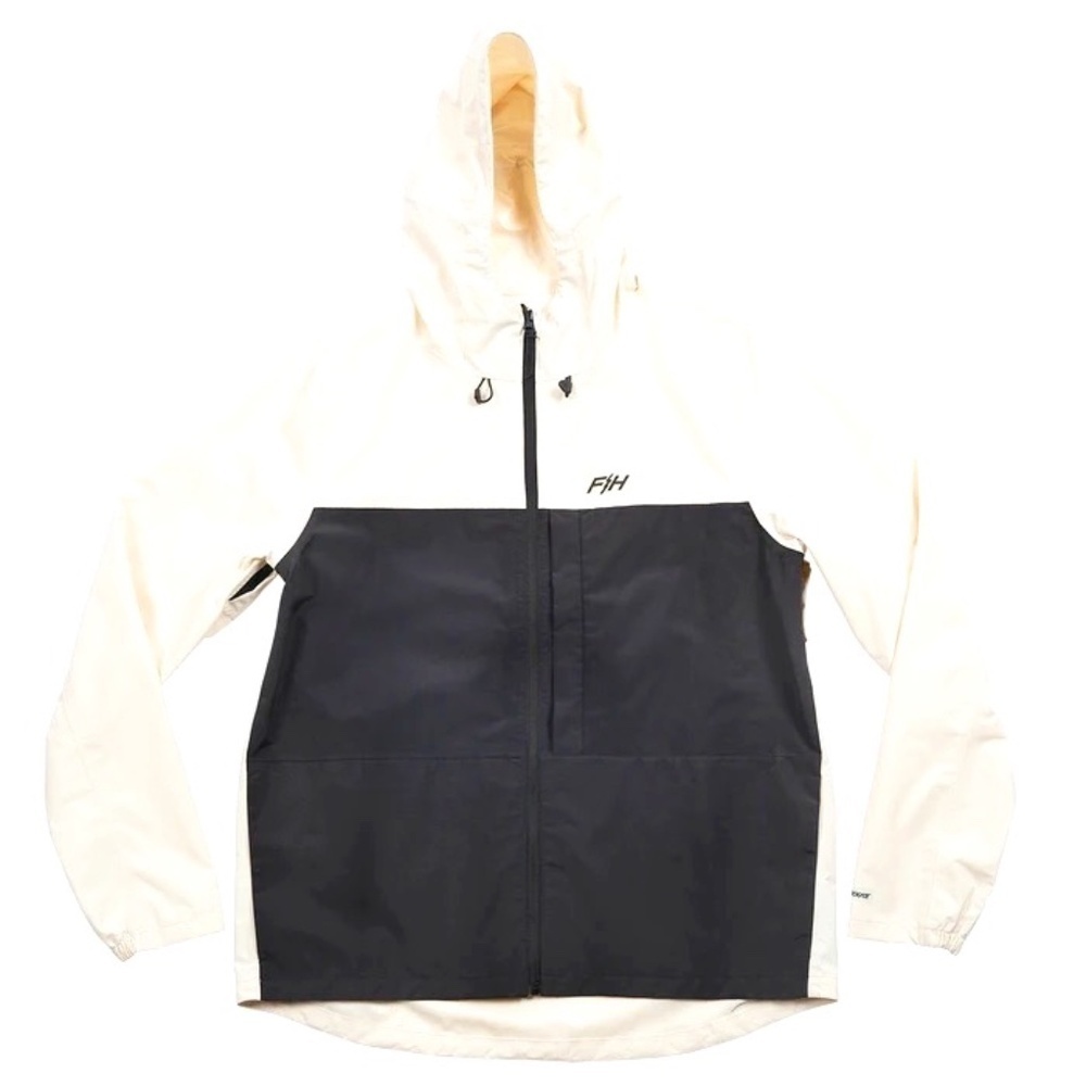NWT Fasthouse Statement Packable Windbreaker - Natural/Black